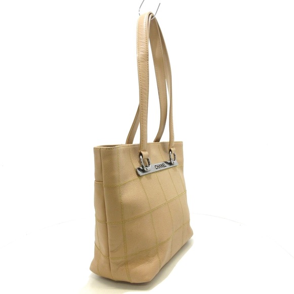 Chanel Caviar Bar Beige Bag Chocolate - Picture 1 of 13